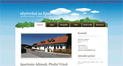 Desktop Screenshot of apartman-adamek.cz